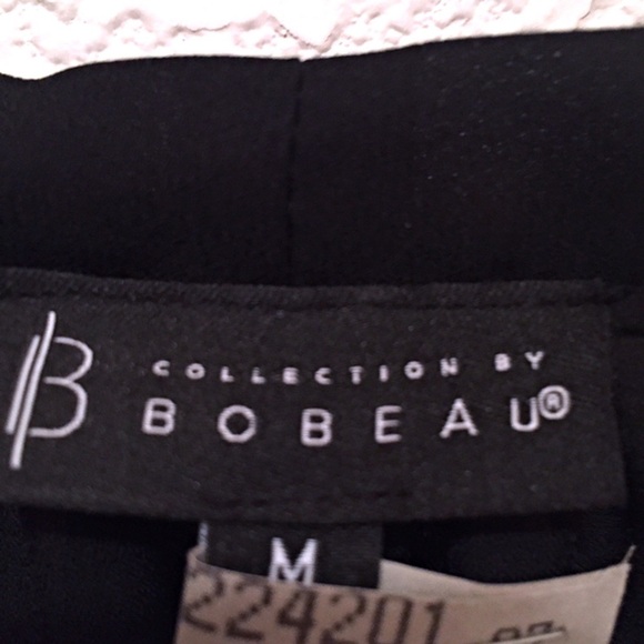 Bobeau V-neck sweater with chiffon tie and back - Picture 2 of 7